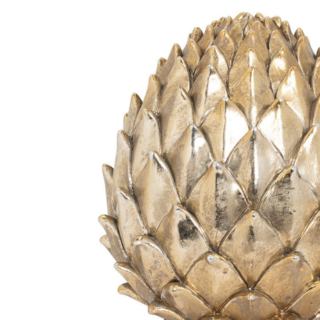 large gold pinecone finial