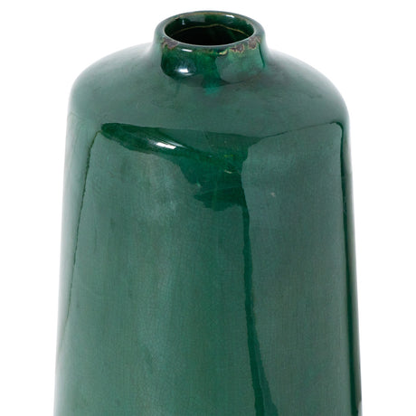 garda emerald glazed liv vase