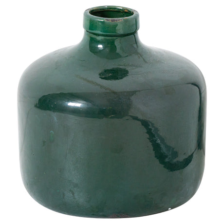 garda emerald glazed chive vase