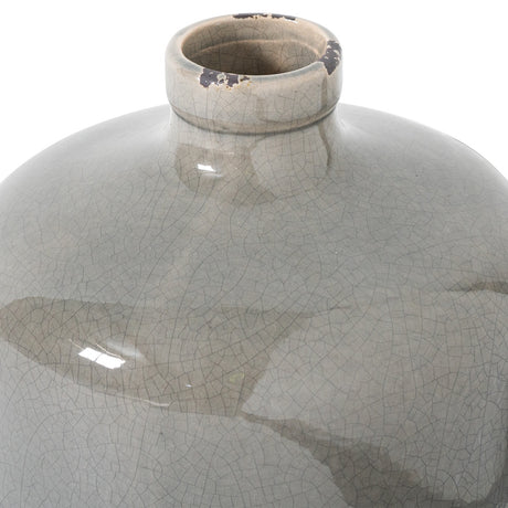 garda grey glazed eve vase