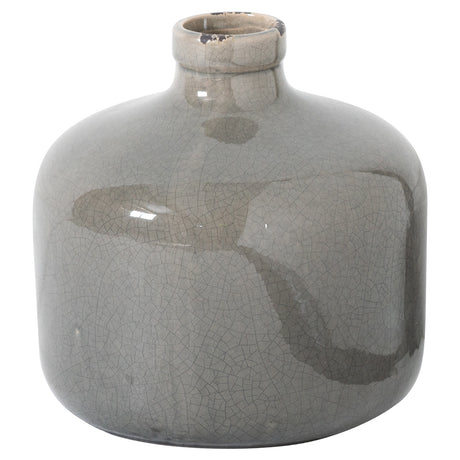 garda grey glazed eve vase