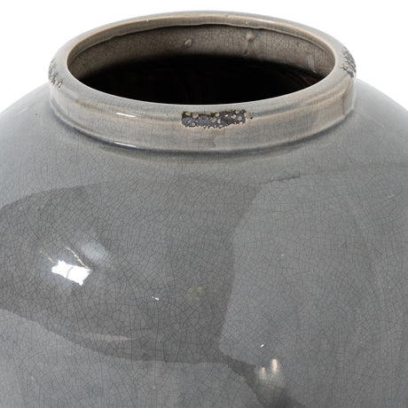 garda grey glazed juniper vase