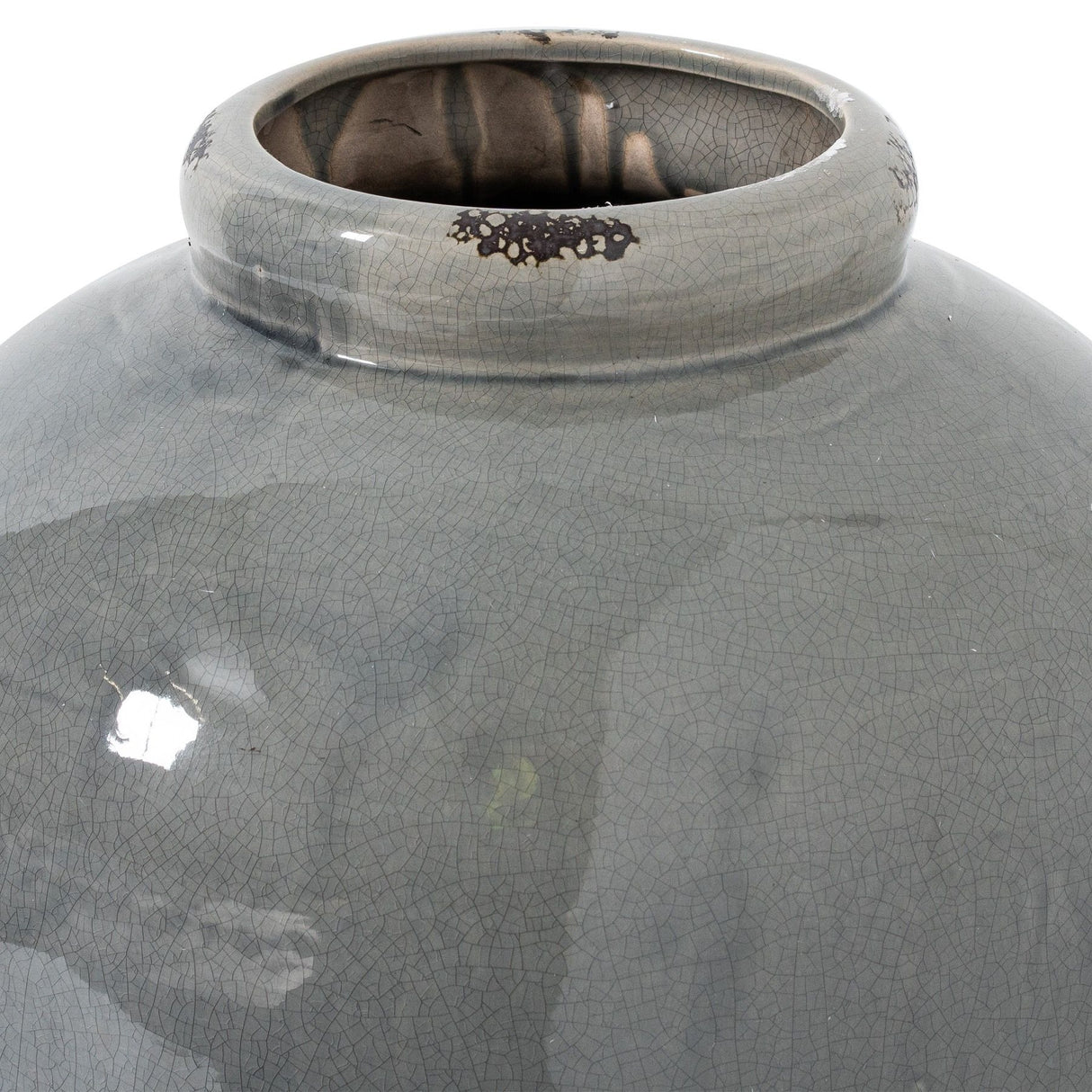 garda grey glazed tall juniper vase
