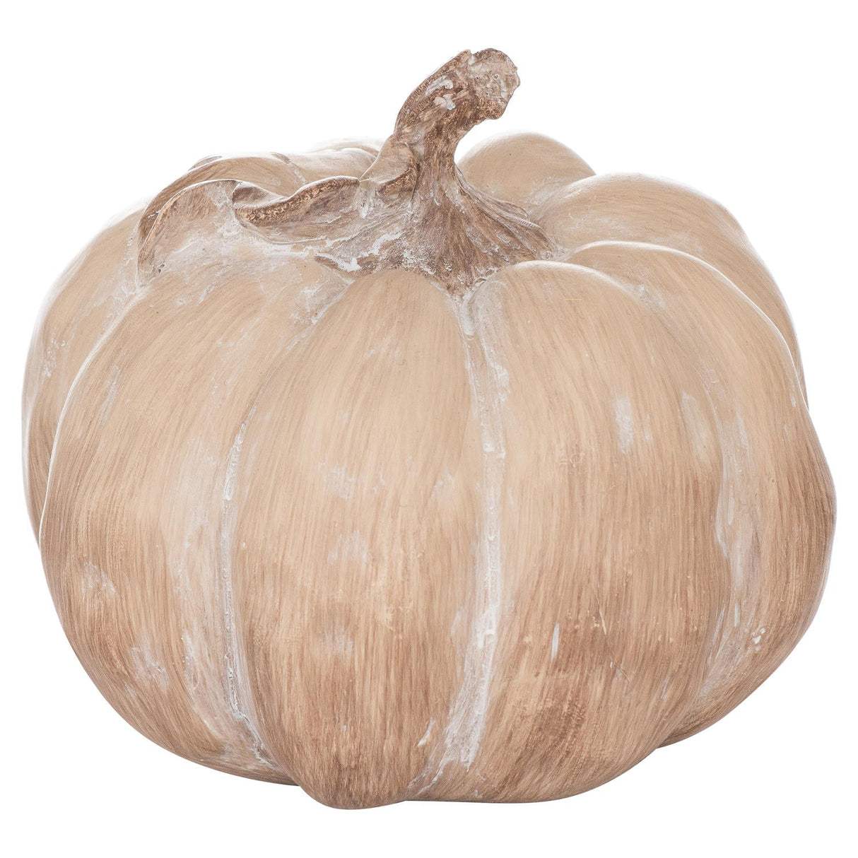 Mara Set Of Three Carved Wood Effect Pumpkins