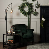the noel collection snowy standing wooden tree