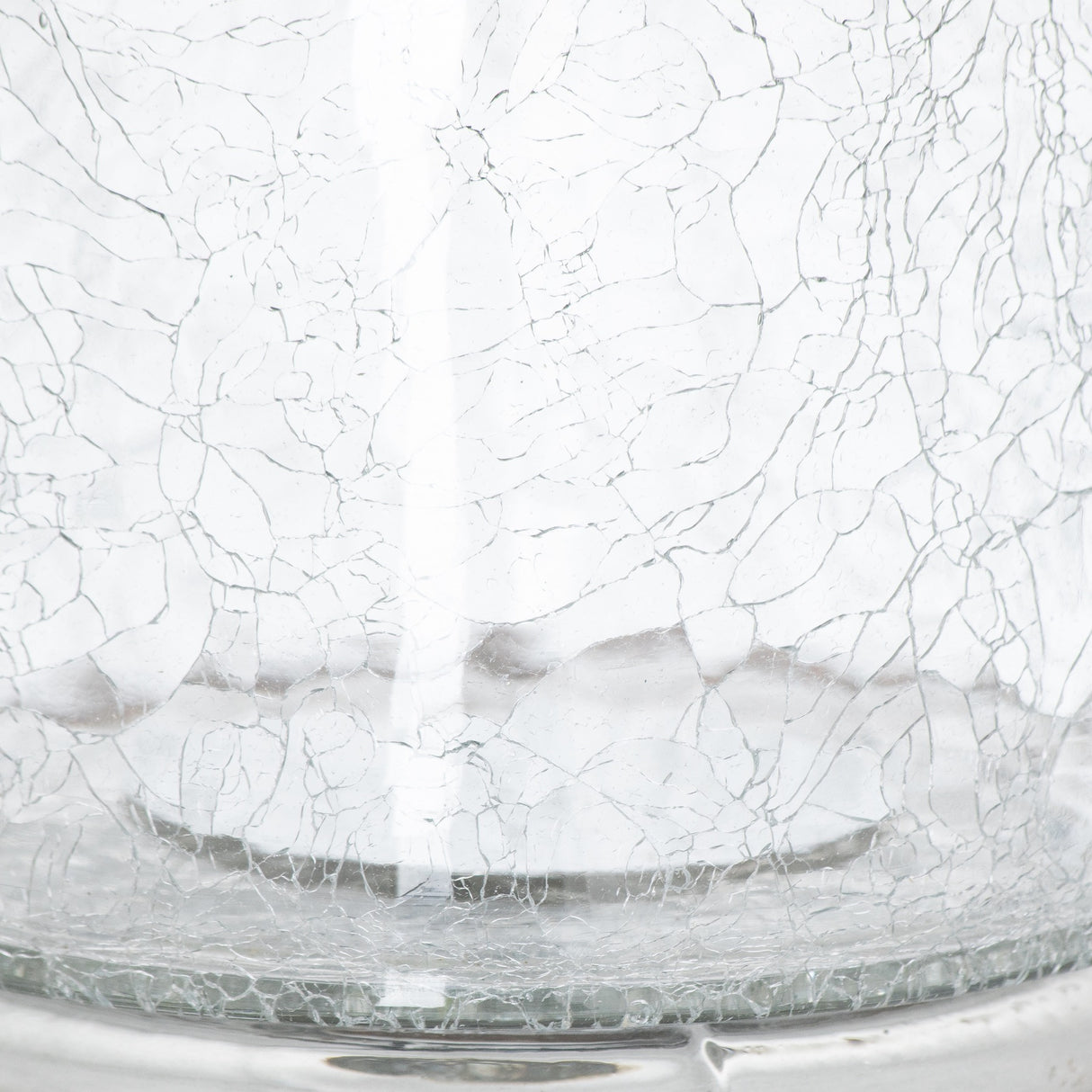 smoked midnight glass candle holder