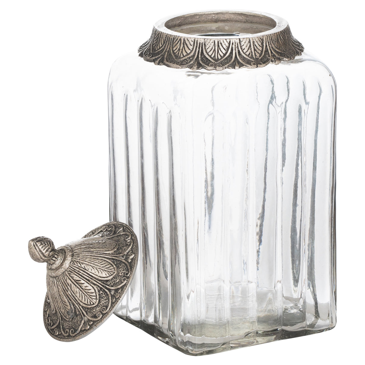 moroccan style lidded large display jar
