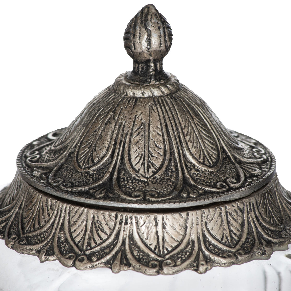 moroccan style lidded large display jar