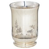 Mia The Collection Silver Forest Large Candle Holder