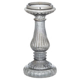 smoked midnight medium candle pillar