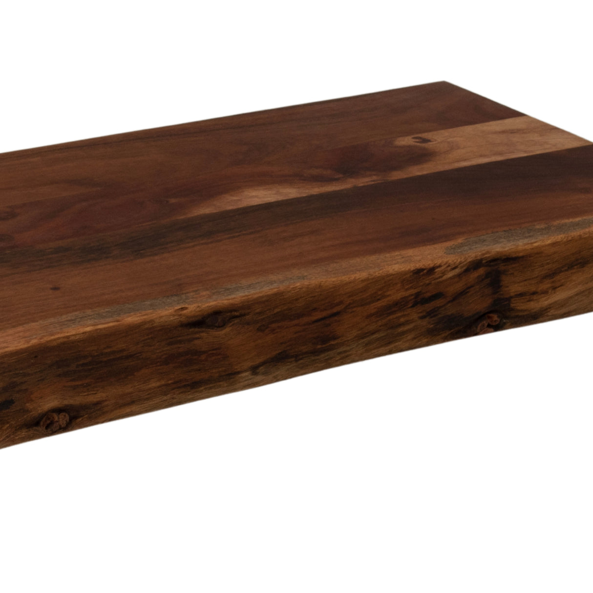 large chopping board with live edge