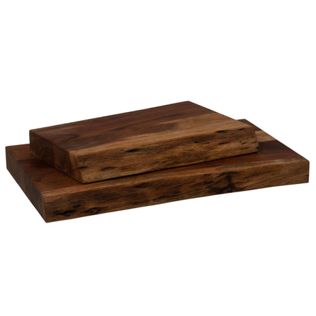 chopping board with live edge