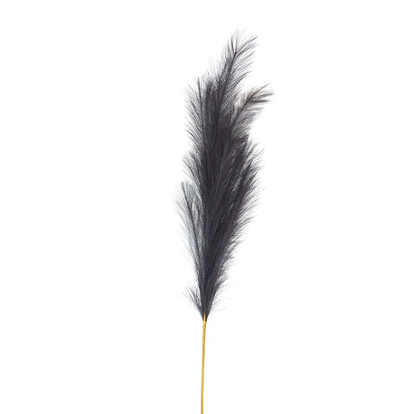 grey large faux pampas grass stem