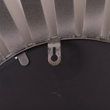 evi antique silver sunburst mirror