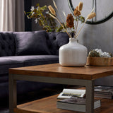 bouquet of dried tall thistle