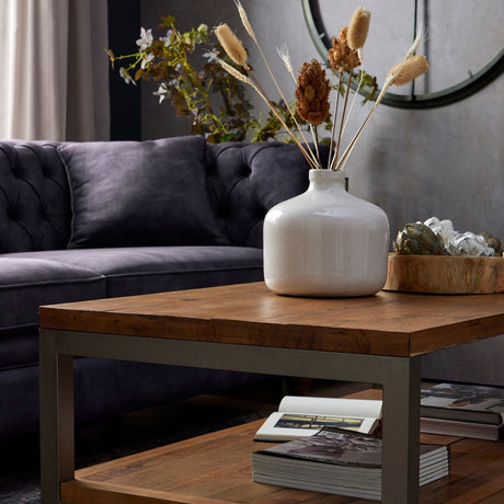 bouquet of dried tall thistle