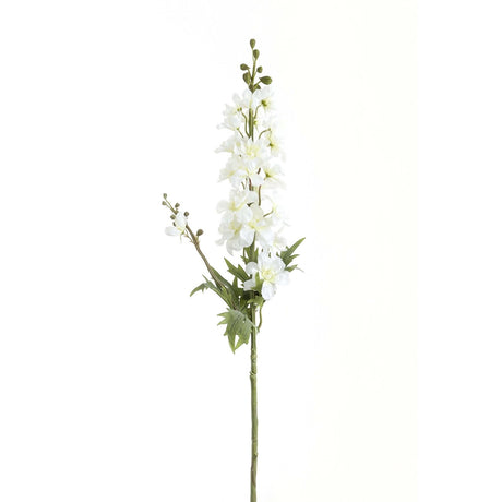 tall white delphinium stem