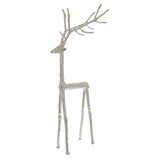 Clarisse Silver Standing Stag Ornament