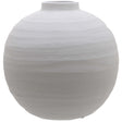 tiber matt white ceramic vase