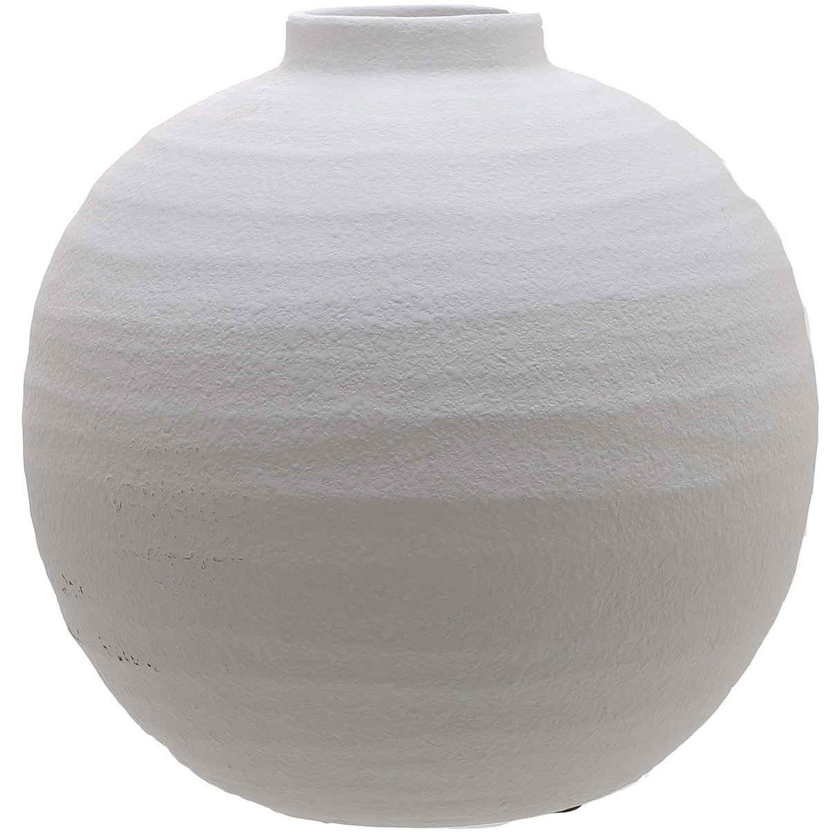 tiber matt white ceramic vase
