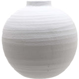 Diane Matt White Ceramic Vase
