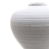 regola matt white ceramic vase
