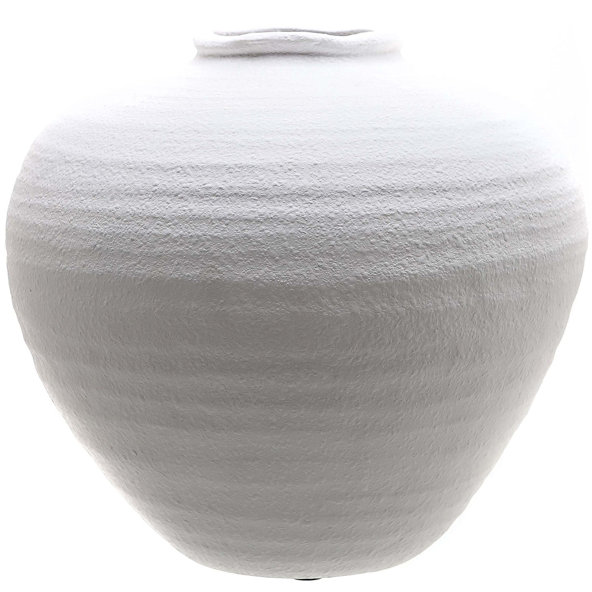 regola matt white ceramic vase