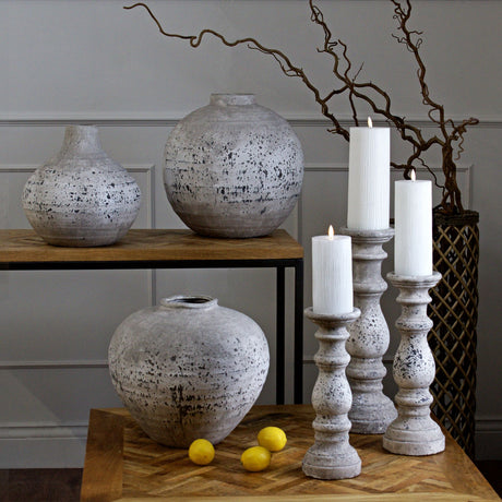 regola stone ceramic vase