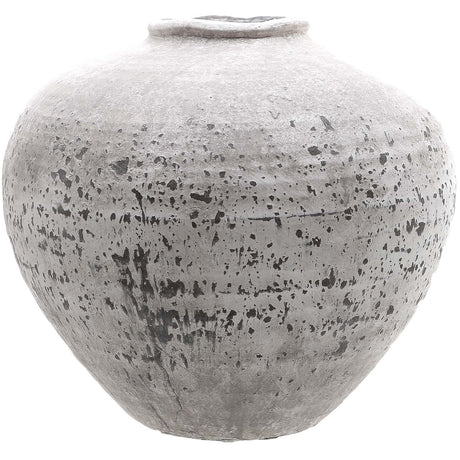 regola large stone ceramic vase