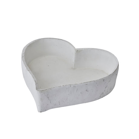set of three large matt white ceramic dishes
