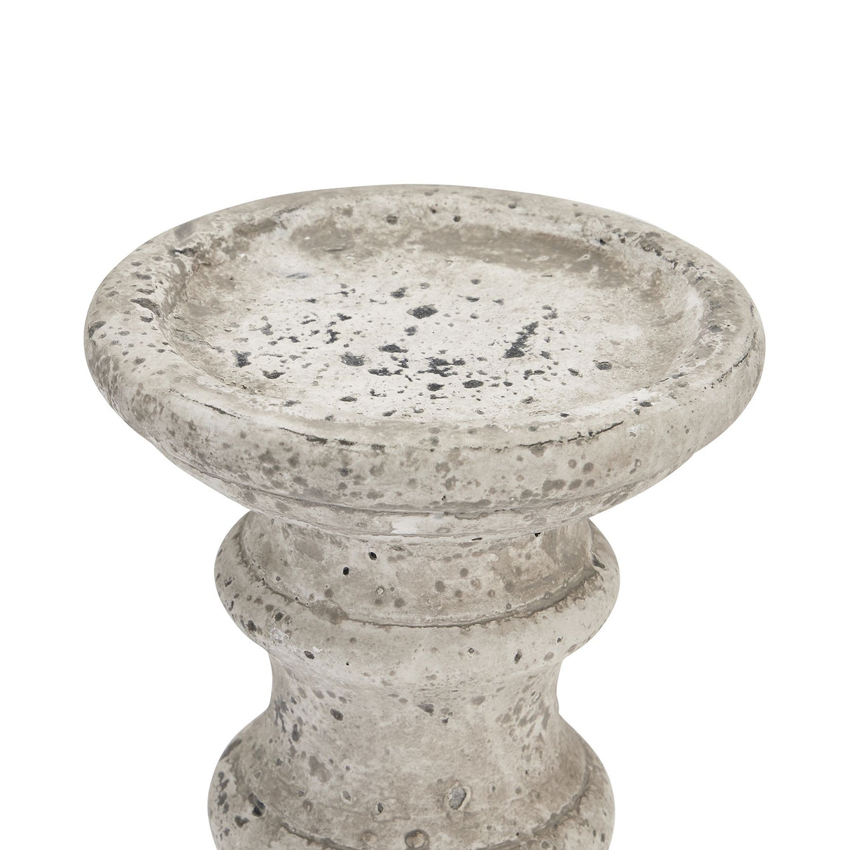 stone ceramic column candle holder