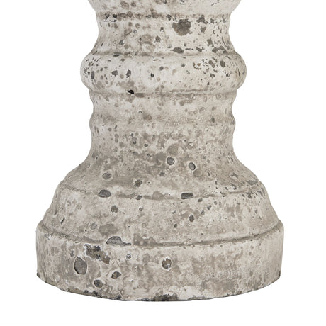 stone ceramic column candle holder