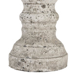 large stone ceramic column candle holder