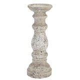 Eden Stone Ceramic Column Candle Holder