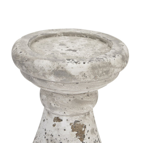 small stone ceramic candle holder
