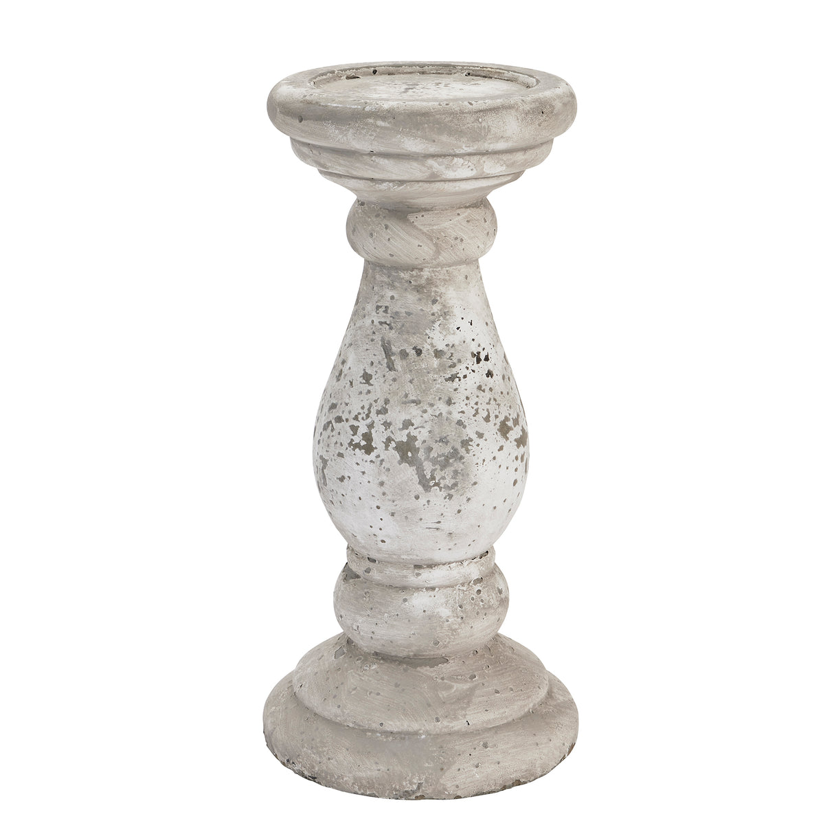 large stone ceramic candle holder