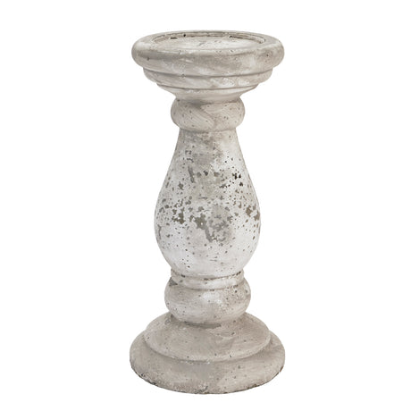 large stone ceramic candle holder