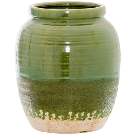 seville collection olive bulbous vase