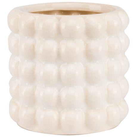 seville collection cream bubble planter