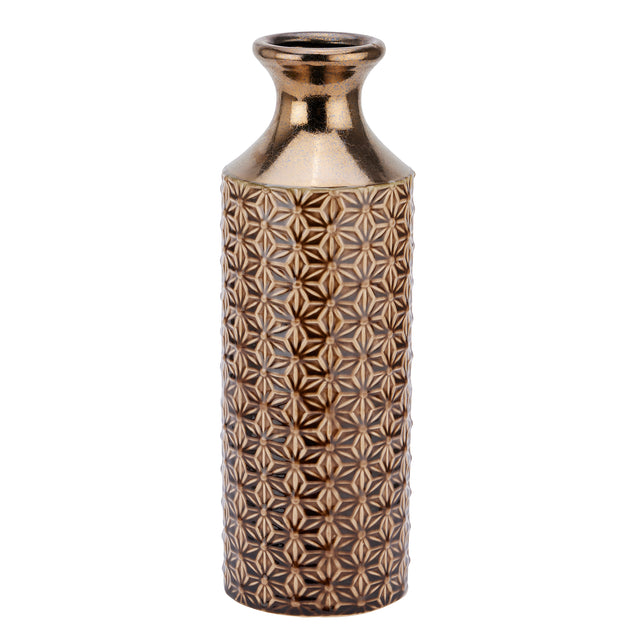 seville collection caramel fluted vase