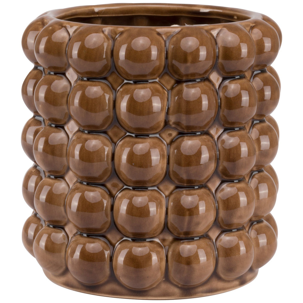 Gabrielle Collection Large Caramel Bubble Planter