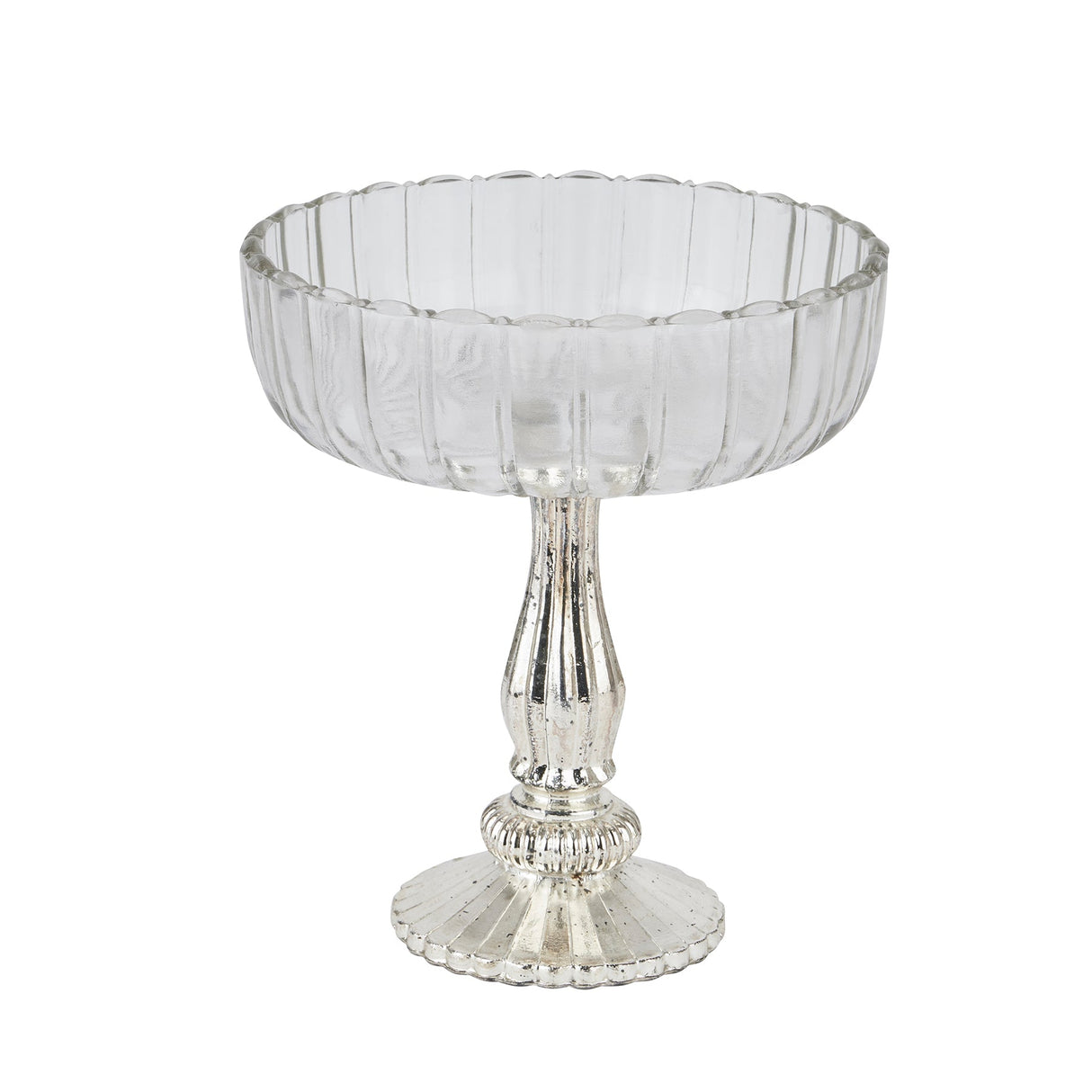 Seraphine Medium Fluted Glass Display Bowl