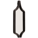 decorative black hanging mirror