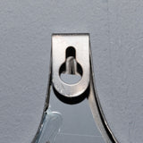 decorative black hanging mirror