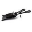 black crook handled hearth tidy