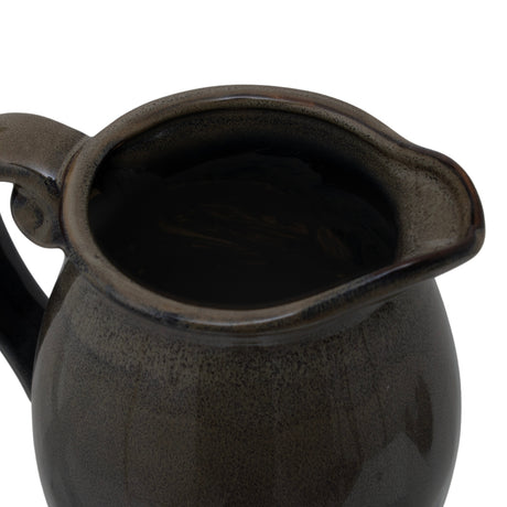 small olive olpe vase