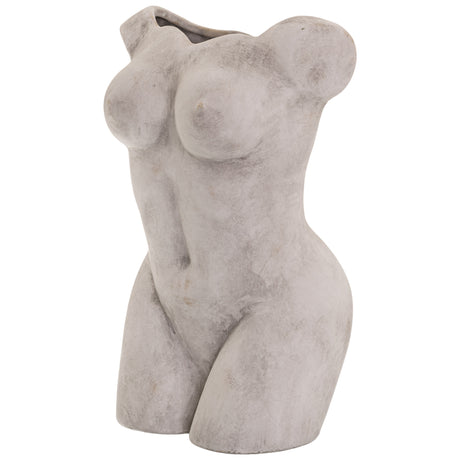 female figure vase