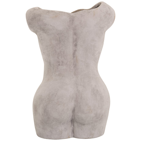 female figure vase