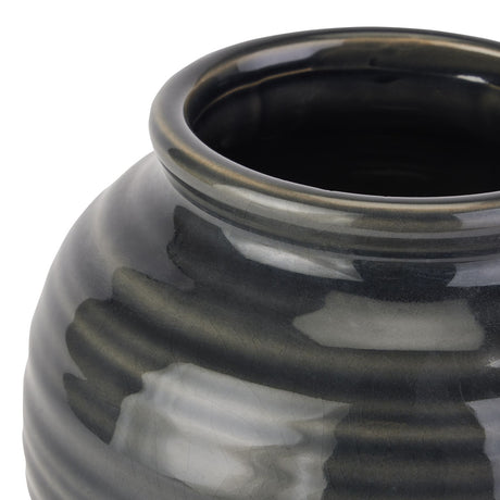 seville collection navy squat vase