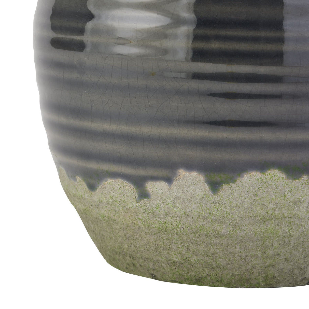 seville collection navy squat vase